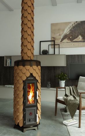 Отопительная печь TMF Сента Панголина Лайт шамот-терракота в Алапаевске