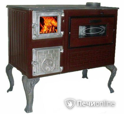 Отопительно-варочная печь МастерПечь ПВ-06 с духовым шкафом, 7.5 кВт в Алапаевске