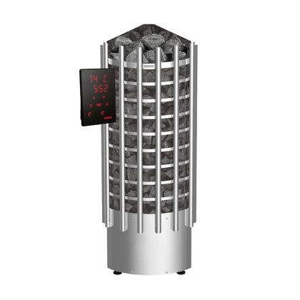 Электрокаменка для сауны Harvia Glow Corner TRC90XE c цифровой панелью управления в Алапаевске