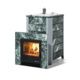 Дровяная печь-каменка ИзиСтим Ялта 35 (Змеевик), AISI 430